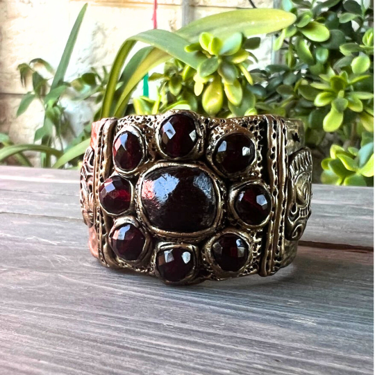 Garnet 2025 cuff bracelet