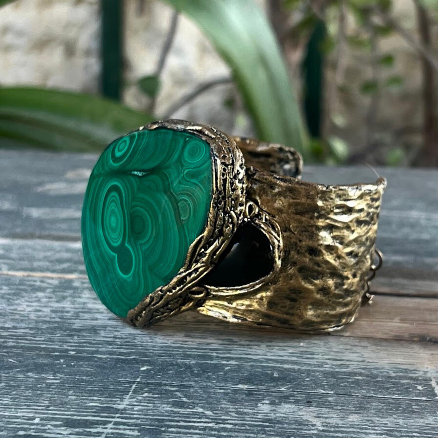 Malachite Green Protection Necklace - Unique Birthday Gift for Her