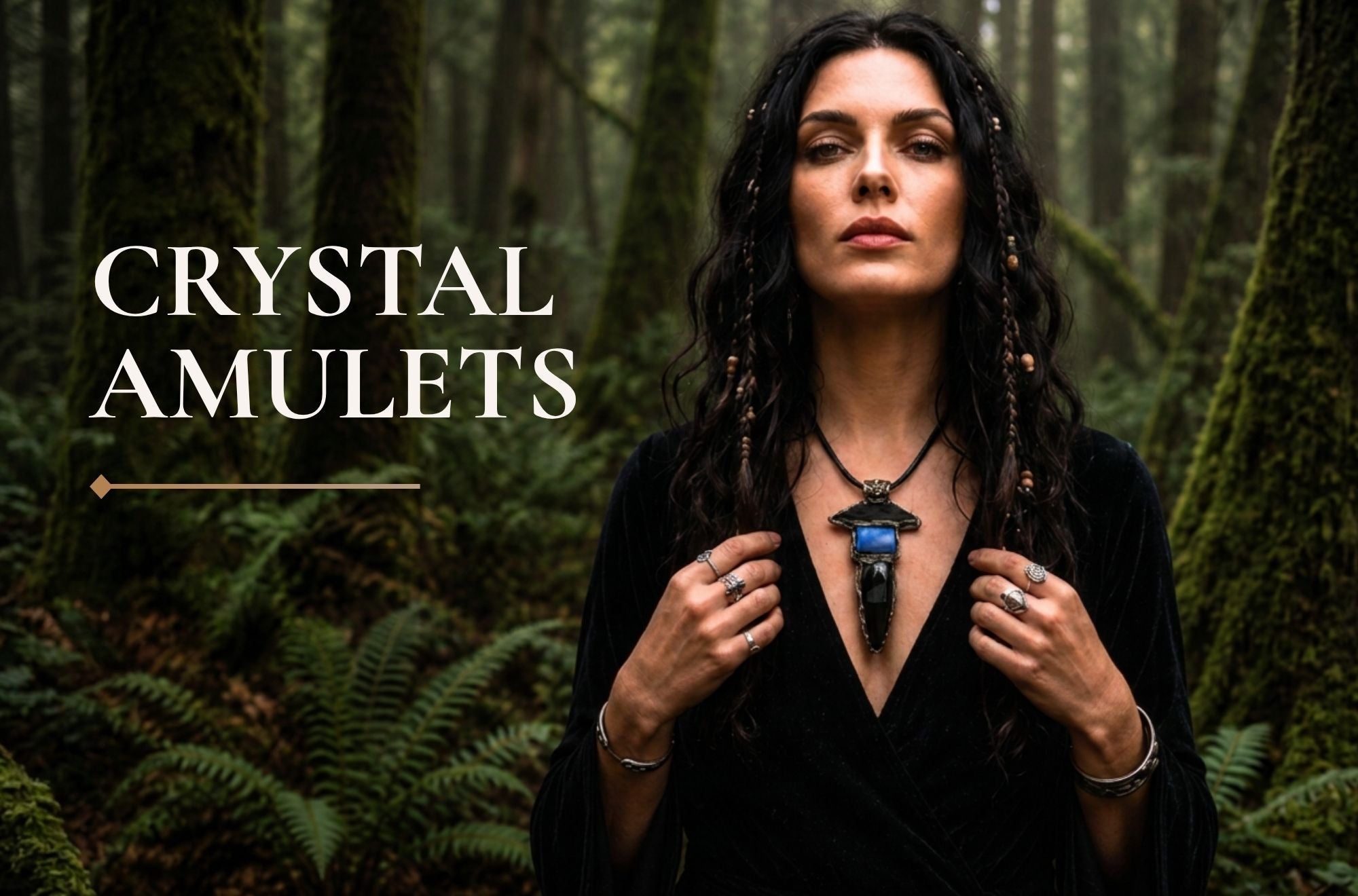 Crystal & Gemstone Pendant Necklaces