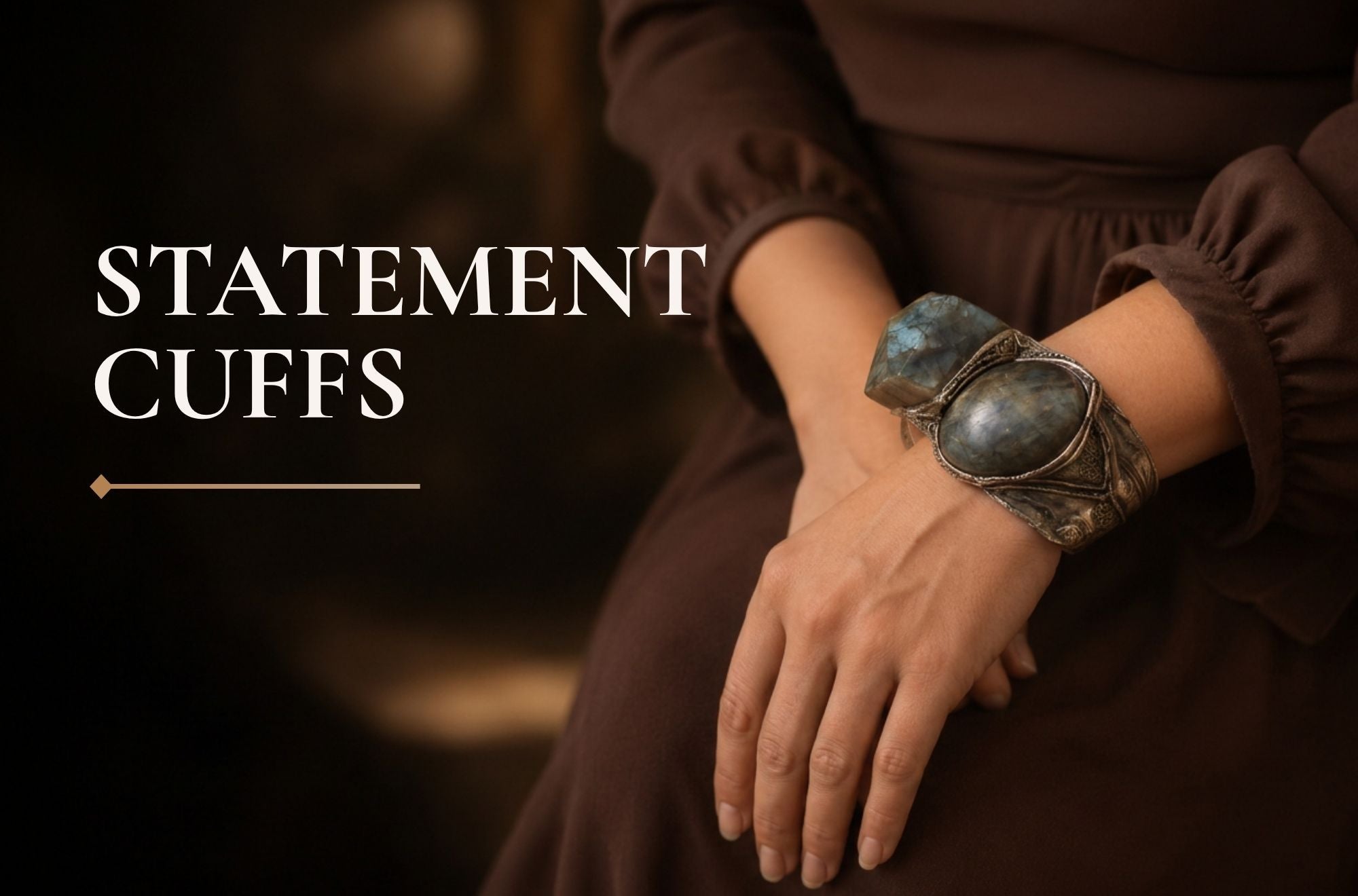 Gemstone Cuff Bracelets