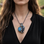 Meteorite Tektite and Apatite Raw Stone Full Finger Ring