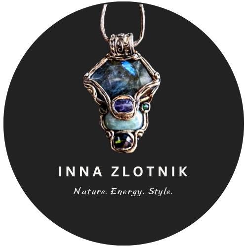 Raw Emerald Aventurine Pendant Necklace -  Green Crystal Amulet