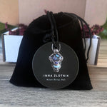 Raw Emerald Aventurine Pendant Necklace -  Green Crystal Amulet