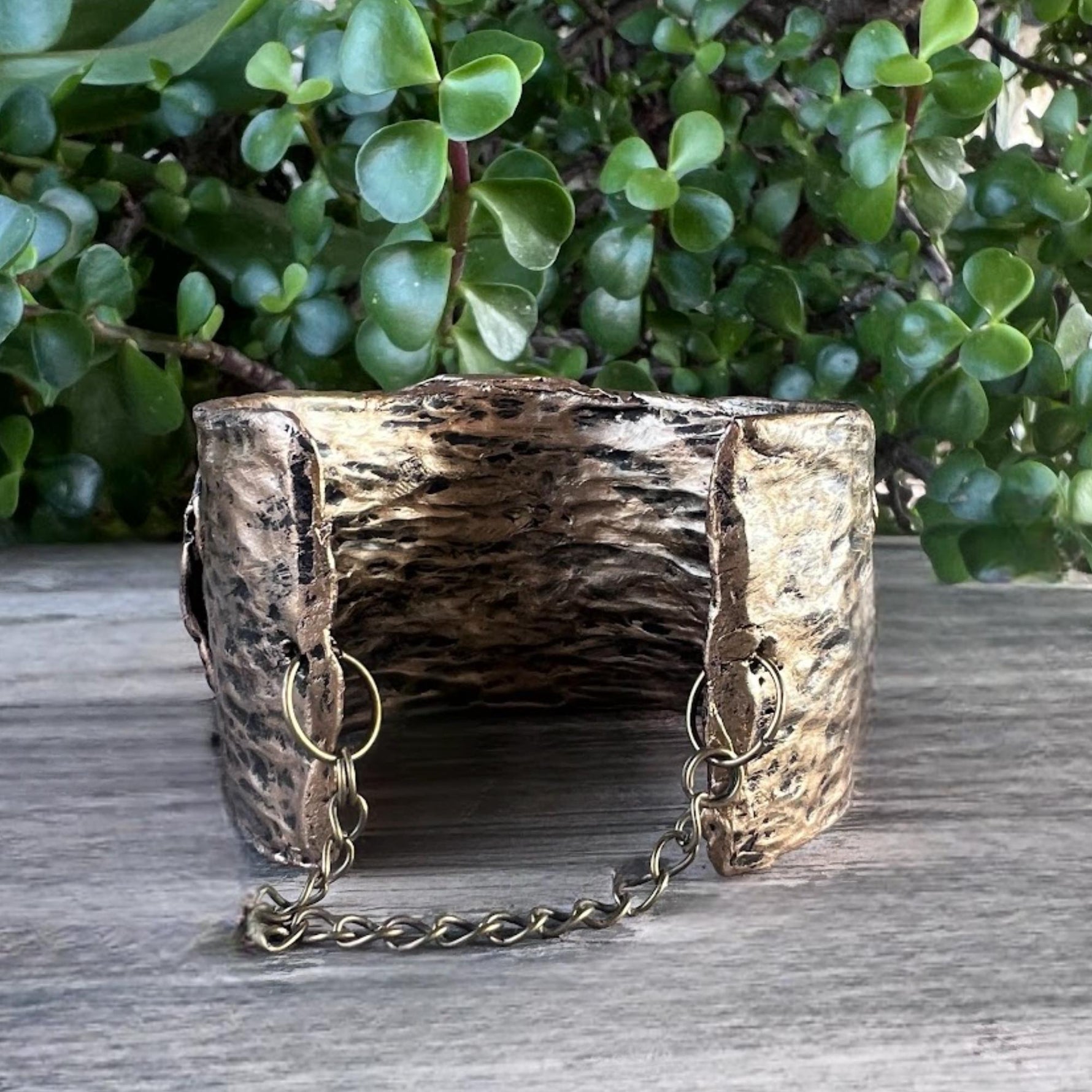 Abalone Chunky Wide Cuff Bracelet -  Modern Statement Mother of Pearl Jewelry