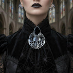 Black Onyx Skull Ring - Gothic Ring for women