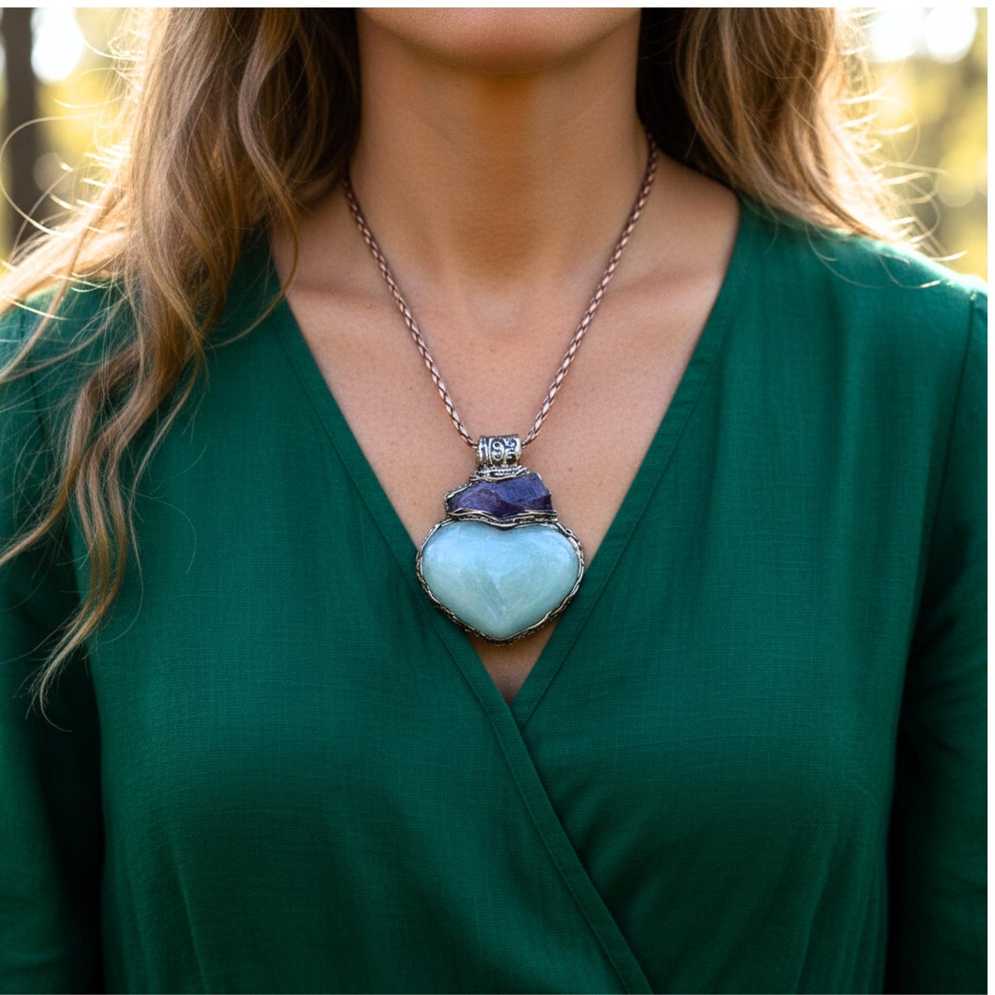 Green Aventurine Statement Ring -  Oversized Chunky Stone Cocktail Ring