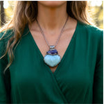 Green Aventurine Statement Ring -  Oversized Chunky Stone Cocktail Ring