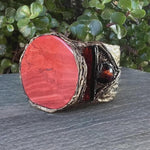 Red Jasper Chunky Statement Choker -Artistic Cluster Necklace