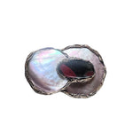 Bold Mother of Pearl and Jasper Brooch Contemporary Statement Pin