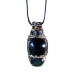 Obsidian Hematite Chunky Large Stone Ring