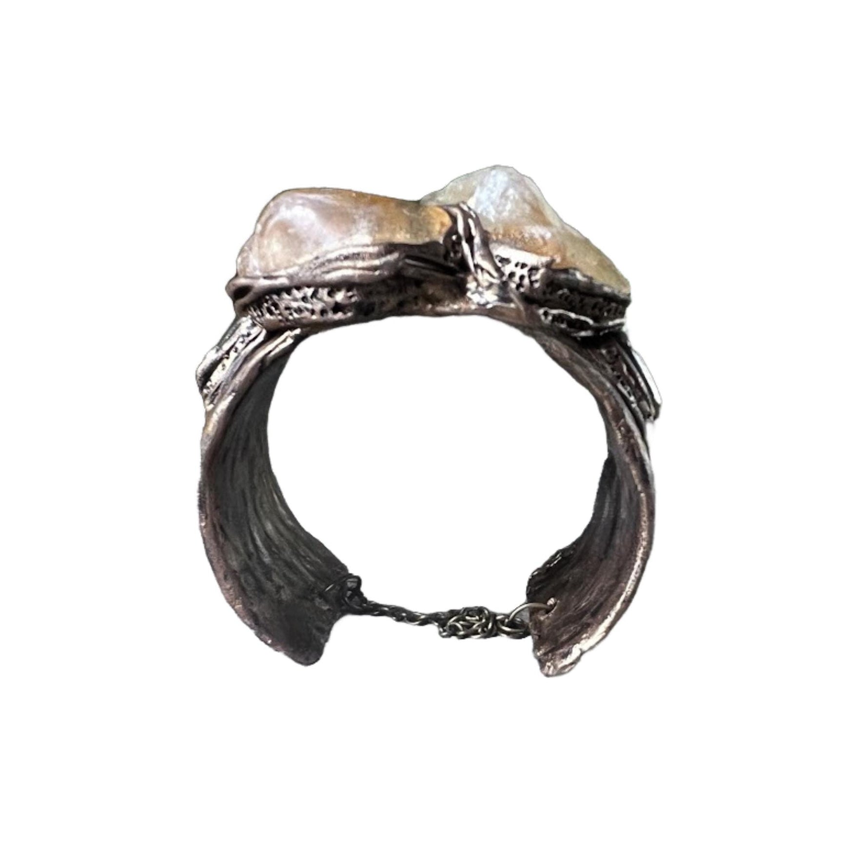 Citrine Crystal Chunky Cuff Bracelet with Pyrite & Sunstone - Statement Gemstone Jewelry