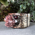 Aragonite Raw Gemstone Chunky Ring - Bold Statement Cocktail Ring