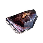 Oversized Brown Agate Statement Ring -  Chunky Massive Pattern Stone Cocktail Ring