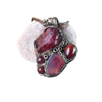 Carnelian Crystal Amulet Pendant Necklace -  Vitality and Desire Energy Stone