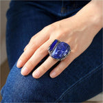 Blue Sodalite Pendant Necklace -  Intuition and Clarity Crystal Amulet