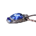 Blue Sodalite Pendant Necklace -  Intuition and Clarity Crystal Amulet
