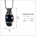 Empath Protection Obsidian Hematite Necklace Spiritual Jewelry Gifts