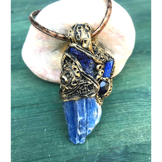 Blue Kyanite, Azurite & Lapis Lazuli