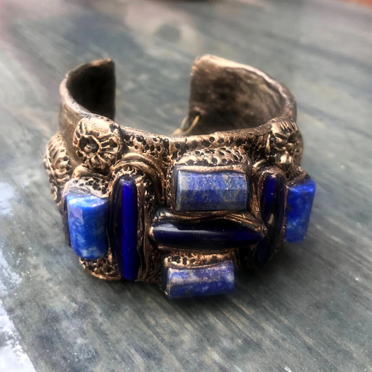 Lapis Lazuli cuff bracelet