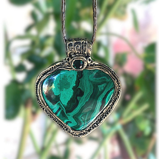 Malachite necklace